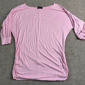 Made by Johnny Top Women XL‎ USA Dolman Sleeve Ruched sides